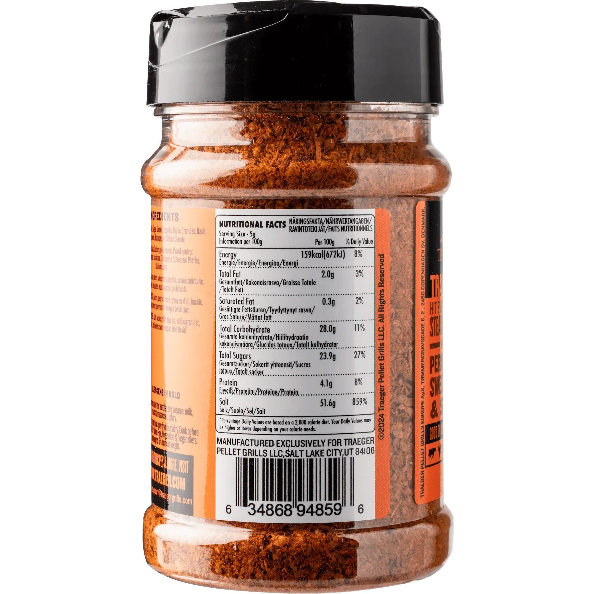 Traeger Garlic & Chili Pepper Rub 200g